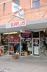 Billings Army Navy Surplus: Original store location for 31 years