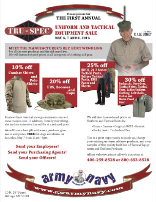 2016 Tru-Spec Sale Flyer