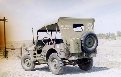 1942 Jeep - back view